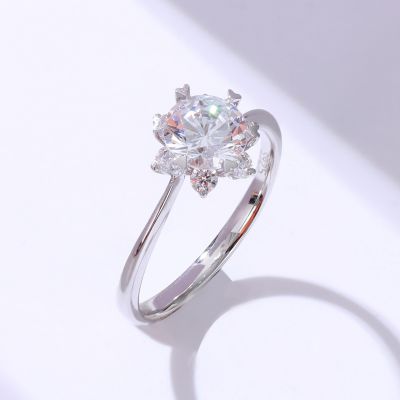 S925高碳钻戒指
