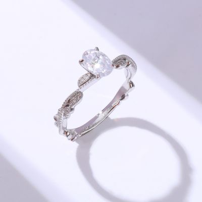 S925高碳钻戒指